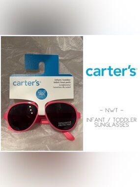 🆕CARTER’S - NWT - INFANT / TODDLER GIRLS AVIATOR SUNGLASSES